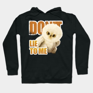 Little Baby Barn Owl With Strong Attitude Hoodie